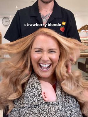 strawberry blonde, she’s backk baby 😍🍓🍯 Finally got my crown back after a much overdue hair appointment and I loveee it. I’ve been wearing extensions for over 15 years but honestly thought I was gonna have to scrap that idea as no way can I be sitting in a chair for six hours now I’ve got two bubbas on my hands (although she was a bloody ANGEL). But after trawling the internet I discovered invisible wefts and the king of wefts himself @ashleyatdirectors fitted them for me in about 40 minutes!! Also shoutout to @extensionsdarling whose hair is not only unreal but they’re one of the only brands that do these beautiful strawberry shades and in such a lightweight weft! And I know you’ll ask so colour combo is good as gold and 27 in 18inch, custom blended and coloured by Ashley using Revlon professional #strawberryblonde #weftextensions #hairtransformation 