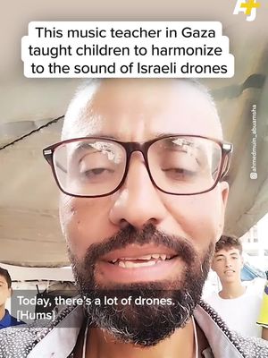This children’s music group is harmonizing over the sounds of Israeli drones. They are part of Gaza Birds Singing, a group founded by instrumentalist and teacher Ahmed Abu Amsha during the genocide. #Palestine #Gaza #Israel #Music #MusicTherapy    
