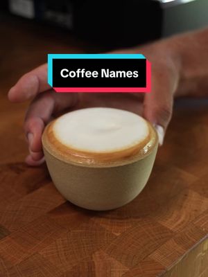 How espresso drinks got their names 