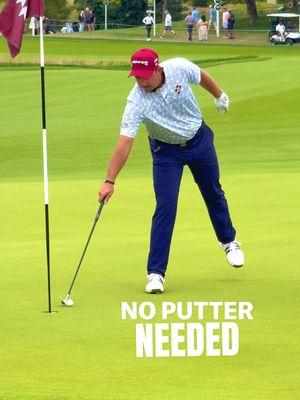 no putter needed 😎 #golf #livgolf