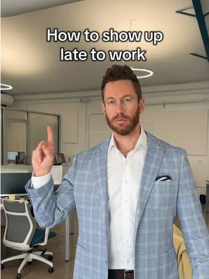 How to show up late to work #worklife  #lateforwork #workhumor