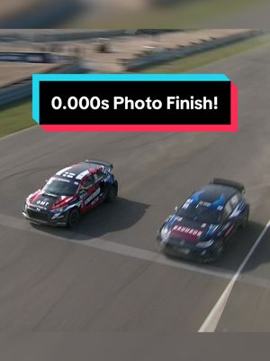 0.000s! ⏱️ Juha Rytkönen and OC Veiby cross the line with nothing to choose between them! #WorldRX 