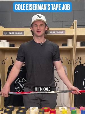 A little goes a long way.   Cole Eiserman showed us how he gets the most out of every roll of tape.