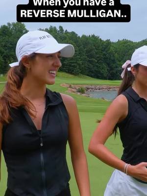 When you have a reverse mulligan #fyp #golf #golfgirl #womensports #golfgirls 
