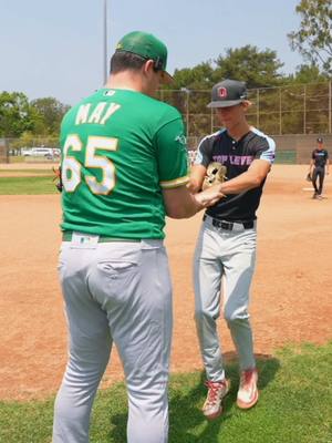 Trevor May shocked this high school team 😳 @Trevor May #MLB #baseball #d1athlete #baseballboys #perfectgame 