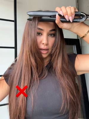 How to curl your curtain bangs for volume! #curtainbangs #hairhack 