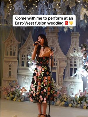 Endlessly grateful to Shirley and Michael for allowing me to be a small part of their special day 🥹🩵 and to my bestie Helen for the footage 🎥 #wedding #dayinmylife #singing #crazyrichasians #mandarin 