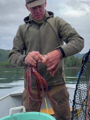 Steve learned this trick on how to dispatch an octopus from some friends in Hawaii. Those learnings carried with him to Alaska. #meateater #fueledbynature #fyp #octopus #alaska
