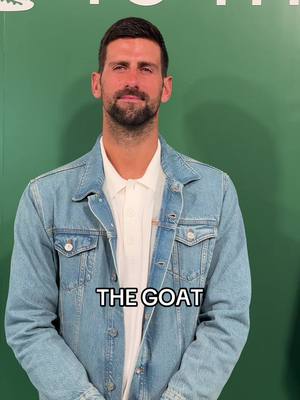Two Goats: One makes history. The other makes noise. 👋 @Novak Djokovic   #Lacoste #tennis #Goat 