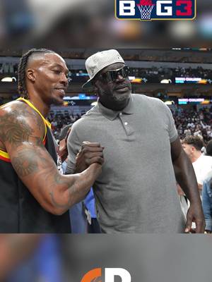 SHAQ X DWIGHT! Shaquille O’Neal & Dwight Howard met up during the ‘BIG3’ playoffs in Dallas last week, where Shaq announced he WILL be representing Dwight at his Hall of Fame induction! 🗣️🎤 From foes to friends, the Orlando Magic & NBA legends have officially ended their beef.  Dwight returns to Orlando, TODAY, in the ‘BIG3’ All-Star Game, which takes place at 2:00 PM ET, just before the league’s championship game! 🏆⭐️