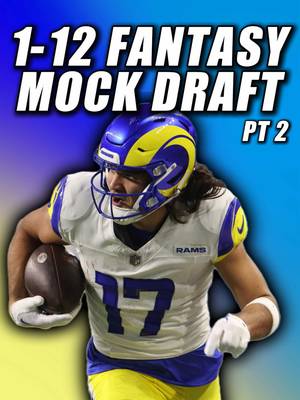 1–12 Fantasy Mock Draft Part 2 🔥🏈 Follow me for daily content like this!🏈 Transformed clips used under fair use; rights remain with original owners. #nfl #fantasyfootball #PatrickMahomes #football #fyp  