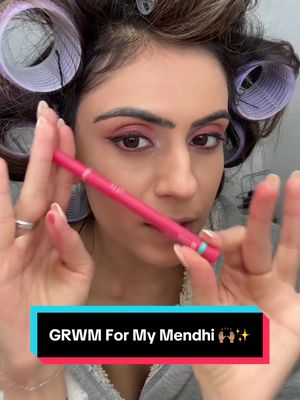 GRWM for my Mendhi ✨🎙️ #menhdi #mehendi #mehendimakeup 