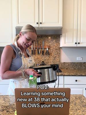 I CANNOT be the only one who didn't know this..?!? Did you know this?? #crockpot #slowcooker #adulting #cooking 