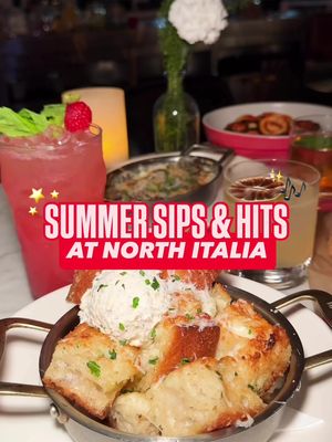 Cheers to summer vibes and the perfect soundtrack at North Italia! ☀️🍹 I’m diving into their ‘Cin Cin to Summer’s Greatest Hits’ campaign, celebrating the Summer Sips menu. Each cocktail is inspired by an iconic summer anthem, blending flavor and nostalgia into every glass. 🎶✨  AVAILABLE UNTIL SEPT 1ST!  I want to hear your personal ‘song of the summer’! Let’s find the cocktail that matches your vibe—whether it’s a throwback classic or a fresh hit that gets you moving.  A Bar Drink (TIPSY) INSPIRED BY THE SONG A BAR SONG (TIPSY) jack daniels single barrel, disaronno, peach, torn mint Pink Pony SPRIYZ INSPIRED BY THE SONG PINK PONY CLUB fiorente elderflower, starlino rosé, raspberry, cleto chiarli brut rosé Watermelon SUGAR INSPIRED BY THE SONG WATERMELON SUGAR volcanica vodka, watermelon. Aperol, fresh lemon Strawberry BLUSH INSPIRED BY THE SONG STRAWBERRY BLUSH strawberry infused seedlip, black cherry, fresh grapefruit juice, coconut, bubbly water ✨Better With YOU — which is Houston’s regional exclusive cocktail ✨ INSPIRED BY THE SONG MISIC SOUNDS BETTER WITH YOU Kali tequila, mezcal, ramazzotti Rosato, pineapple, fresh lime Join us for a fun evening where music meets mixology, and let’s create spontaneous moments together. Cin Cin to summer memories waiting to be made! 🍹💕