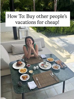 The best travel hack you’ve never heard of! Save on your next trip by buying someone else’s vacation! #money #travel #vacation #save #trip 