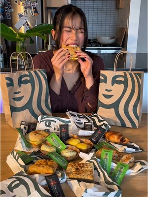 Did a little Starbucks run… and maybe went overboard  Brought the whole spread home with TRUFF’s OG & Jalapeno Lime Hot Sauce packets. Sat at my dining table and tried them on everything… and wow. TRUFF® is available at participating Starbucks stores in the U.S. from 8/12/25 to 11/5/25. Limit one packet of each flavor per qualifying purchase of hot breakfast, lunch sandwiches, or pockets. Excludes parfaits and oatmeal. While supplies last. @Starbucks 