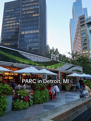 Date nights in the city 🌃 one of our favorite spots @parcdetroit ✨ What we ate: 🧀 The Charred Burrata  🐙 Grilled Octopus 🦴 Roasted Bone Marrow 🥗 Parc Chopped Salad 🍝 Tomato + Pesto Pasta 🐟 Pan Roasted Halibut  🥩 Tomahawk Steak  🍟 Truffle Fries 🌽 Street Corn 🥬 Brussels sprout Everything was 10/10!!! The vibes and staff are always on point and great. We can’t wait to go back! 😋 #detroit #detroitfoodie #detroitrestaurants #michigan #datenight 