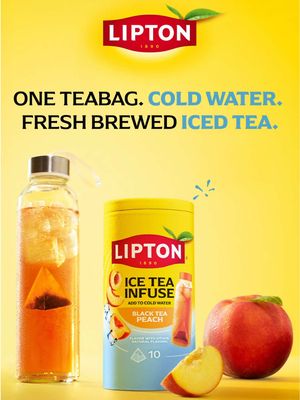 Lipton Cold Brew Ice Tea Infuse Juicy flavors. Zero sugar. Drop in a tea bag for a freshly brewed ice tea. 📍Now in Texas. Comment your state to bring it to you.