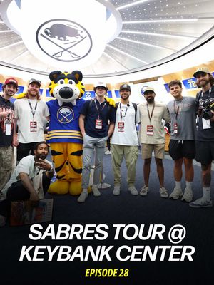 Touring @KeyBank Center with the @Buffalo Sabres 🦬✨