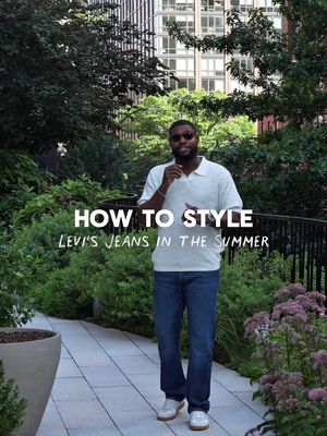 Levi’s Partner | My secret to wearing jeans in the Summer is @Levi’s new thermodapt technology. It helps keep me cool when temperatures rise #LevisPartner #denim #thermodapt