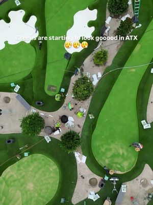 Greens are coming along⛳️ ATX are you ready?? #austintx #newstore #comingsoon #popstroke #fyp