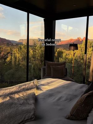 Resort in Sedona that alters your brain chemistry 🧪 it’s called Ambiente #arizona #resort #travel #hotel #sedona 