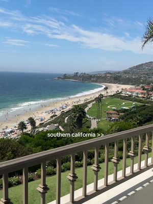 One of the best hotel balcony views in OC #luxurytravel #lagunabeach #danapoint #orangecounty #socal 
