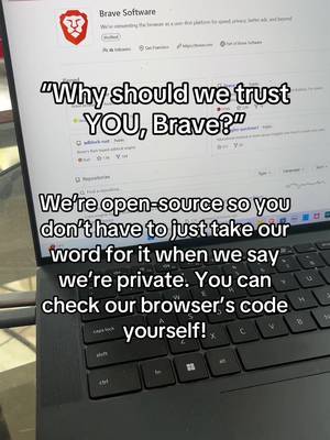 We’re an open book #bravebrowser #techies #opensource #foss 