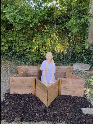 Vegetables grown in a star planter taste better surely? ⭐️🫜🥦  #vegetablegarden #growingvegetables #hobbit #celestial #whimsigoth #allotment #gardening 