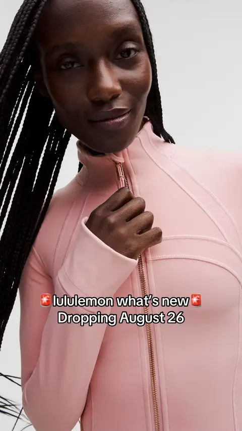 Coming this week—pops of pink, tennis essentials, and so much more. Dropping August 26. #lululemon #lululemonwhatsnew 