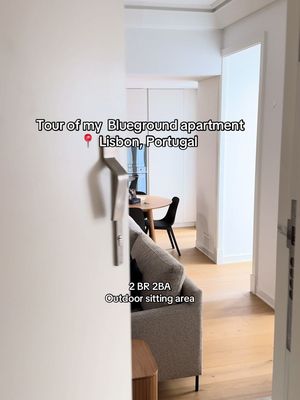 @Blueground always gets it right. It was perfect space this summer for my family while in #lisbon #Portugal. It was centrally located, coffee shop downstairs, grocery story was a 5mins walk + close to sights. Save with my code bgtitispassion #apartmenttour #eurosummer #traveltiktok 