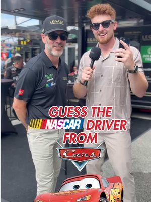Which NASCAR Driver Is This? (Pixar’s Cars vs Jimmie Johnson)  #nascar #cars #pixar #lightningmcqueen #jimmiejohnson 