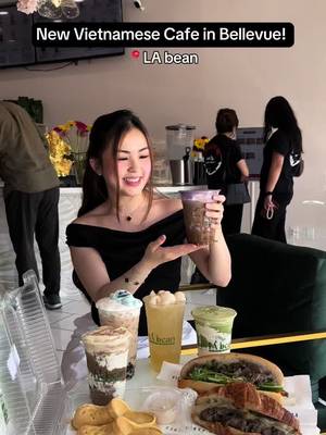 New Vietnamese cafe in Bellevue!  📍LA Bean, 12668 SE 38th St, Bellevue, WA 98006 #seattlefoodie #seattlecafe #seattlefoodrecs #bellevuecafe #vietnamesecoffee 
