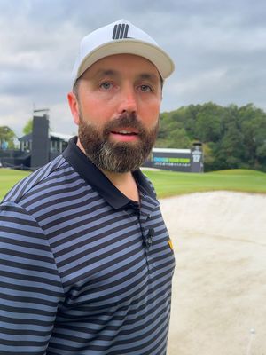 the hardest shot in golf 🤯#golfswing #golftiktok #golftok #golftips #xyzabc #golf