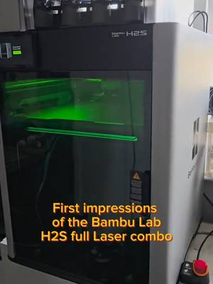 First impressions of the Bambu Lab H2S ✨️✨️ #BambuLabH2S #BambuLab #3dprinting #3dprinter #creative 