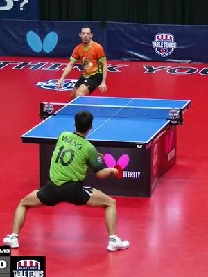 Marc Duran was going WAY up. ✈️ #tabletennis #highlights