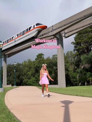 Disney workout while my kids are in school!! The sunniest and the rainiest day !! Walking from TTC to Magic Kingdom - through the monorail resorts !! Polynesian and Grand Floridian Also riding Haunted Mansion and wearing a pink ghost outfit! #disneyworkout #workoutatdisney #magickingdom #disneyvlog #acaibowl 