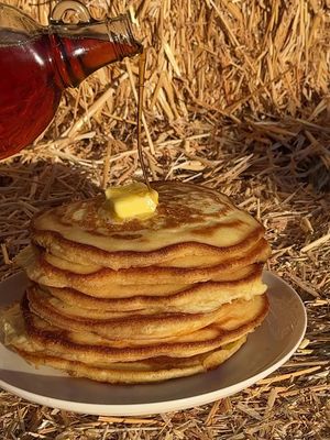 someone made us pancakes