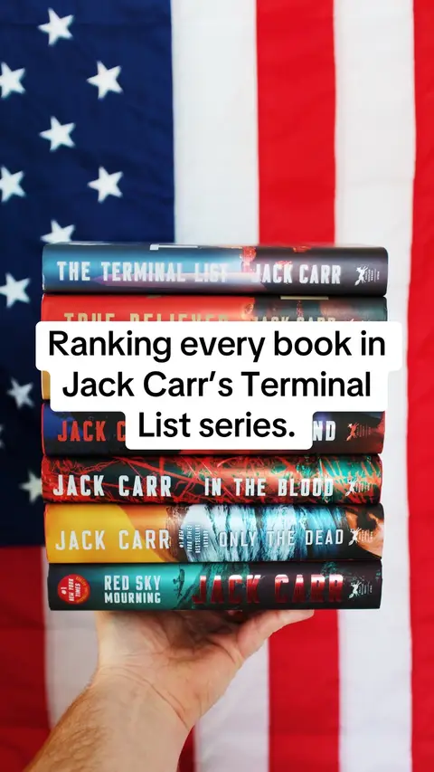 From Only the Dead all the way up to The Devil’s Hand, I’ve read them all and stacked them up in order.  This series follows Navy SEAL James Reece and blends military thrillers with espionage, survival, and high-stakes geopolitics.  Some entries hit harder than others, but every single one shows why Carr is one of the top thriller writers working today. #BookTok #BookRecommendations #readinglist 