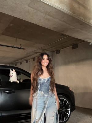 I wasn’t going to use this vid but Mika was being so cute lol🥲 top from natasha zinko, pants from denimist!