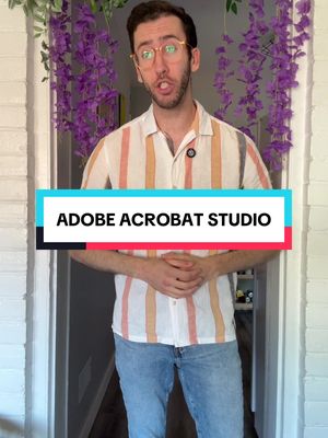 Not all heroes wear capes. But if @Adobe Acrobat Studio ever got a cape, I’m sure it would look SO GOOD 😍 Check out all these documents in my PDF Space at the link in my bio! #AdobeAcrobatPartner #work #presentation #funny #relatable 