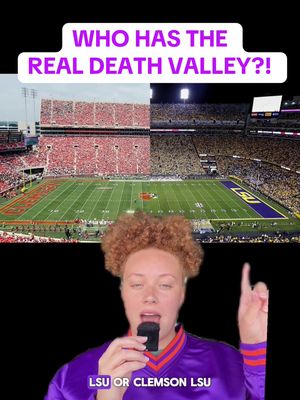 I’ve been working on my pronunciation of Clemson so no one get mad at me. Let us know in the comments who you think has the REAL Death Valley !! #lsu #clemson #deathvalley 