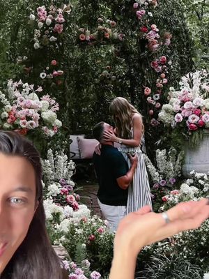 Taylor and Travis’ enagement florals were stunning!! Classic & timeless with a playful twist - good enough to never go out of style 💗💍🌸 #taylorswift #traviskelce #swifttok #fyp 