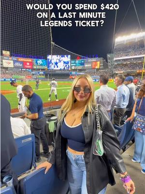 Sitting in Legends is a bucket list item #MLB #baseball #yankees #aaronjudge 