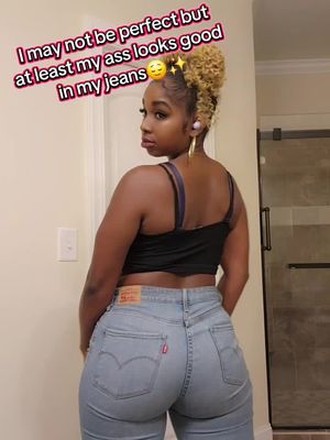 i may not be perfect but at least 🤭😌.. #trend #jeans  #creatorsearchinsights 
