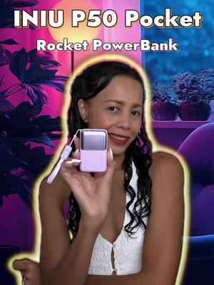 INIU P50 Pocket Rocket PowerBank @INIU_official  @INIUshop  ✨Discount code: TasteMe15  #INIU #INIUZapMini #p50 #TravelGear #Fashionltem