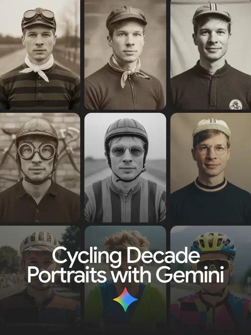 It’s just like riding a bike. Reimagine any photo throughout the ages with help from Gemini 🚴✨ #GoogleGemini