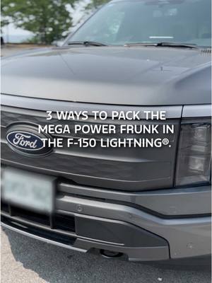 Part 1 – It's not just a frunk. Meet the Mega Power Frunk in the F-150® Lightning®: secure, spacious and seriously smart. This is how families make the special moments matter.     #FordCanada #F150Lightning #EV #BuiltFordTough