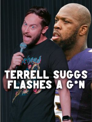 Terrell Suggs pulled a g*n on someone at the Starbucks Drive-Thru 🚘☕️ #terrellsuggs #standupcomedy #football #standup 