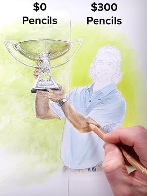 From winning to art, it’s all in the details 🎨 #golf #PGATOUR #champion #art #drawing 